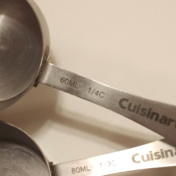 Cuisinart 4-Pieces Stainless Steel Measuring Cup Set - Picture 4 of 7